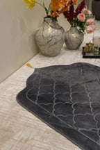 Cloud-Comfort 1.2cm Thick Prayer Mat Velvet Stuff (Silver)