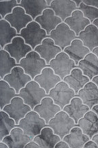 Cloud-Comfort 1.2cm Thick Prayer Mat Velvet Stuff (Silver)
