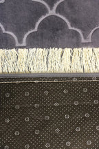 Cloud-Comfort 1.2cm Thick Prayer Mat Velvet Stuff (Silver)