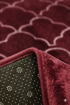 Cloud-Comfort 1.2cm Thick Prayer Mat Velvet Stuff (Maroon)
