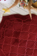 Cloud-Comfort 1.2cm Thick Prayer Mat Velvet Stuff (Maroon)