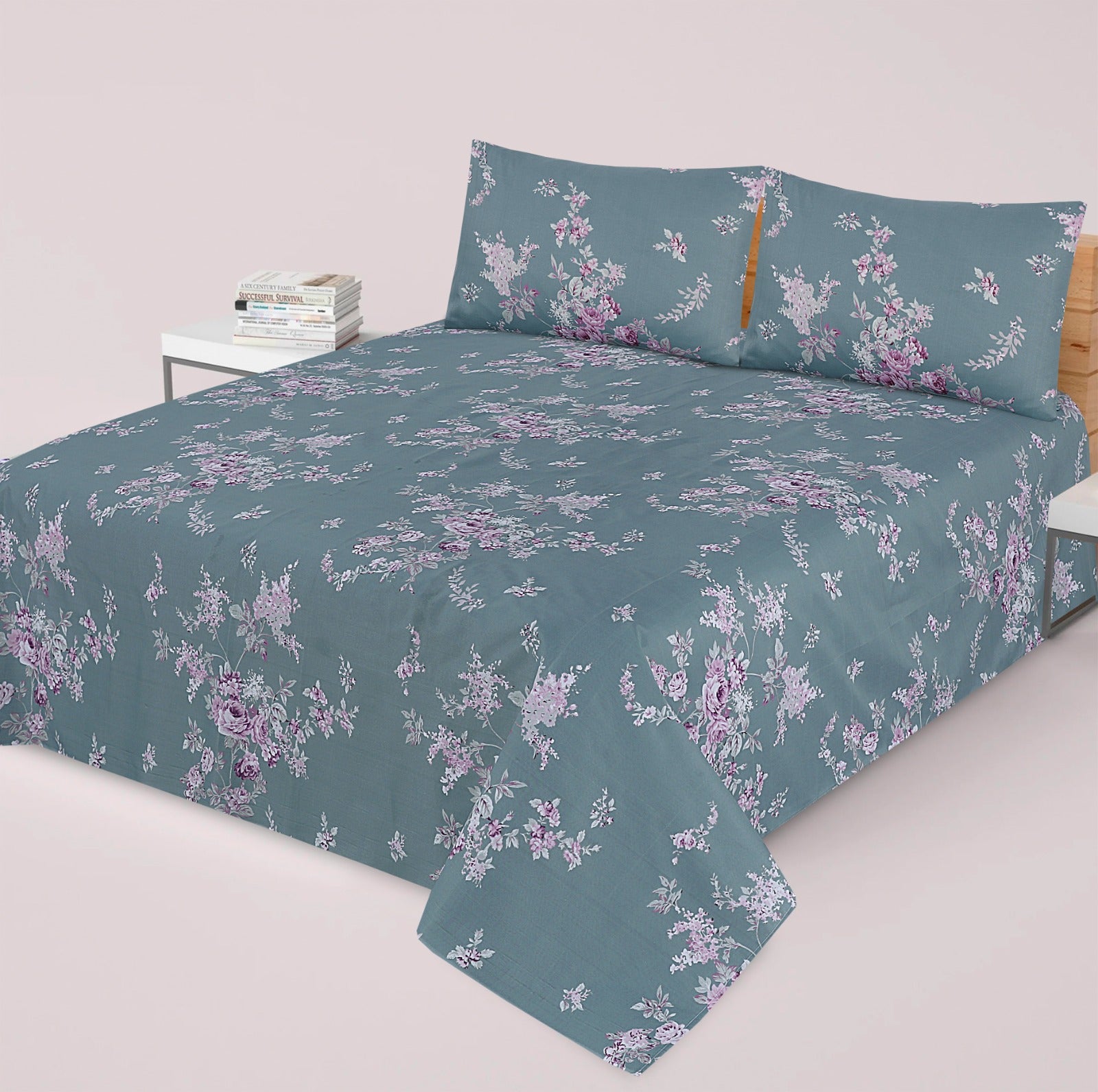 3pcs Floral Bedsheet